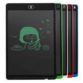 Grab Medan DrawPad Papan Gambar Digital Monochrome LCD Drawing Graphics Tablet 12 Inch LanLan A