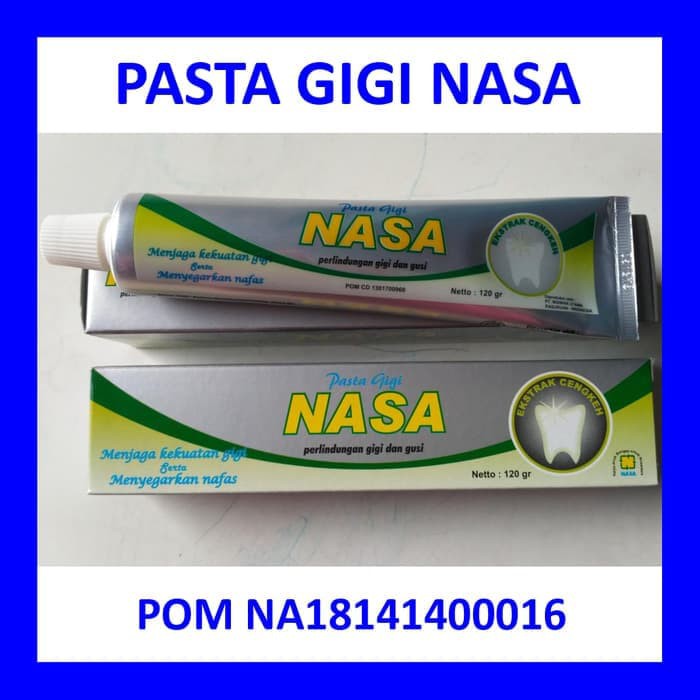 PASTA GIGI ~ NASA ~ ODOL HERBAL PEMUTIH GIGI &amp; PERONTOK KARANG GIGI