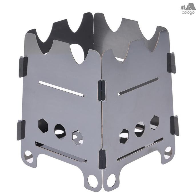 Kompor Kayu Lipat Portable Ultra Ringan Untuk Camping / Memancing / Laurusmart