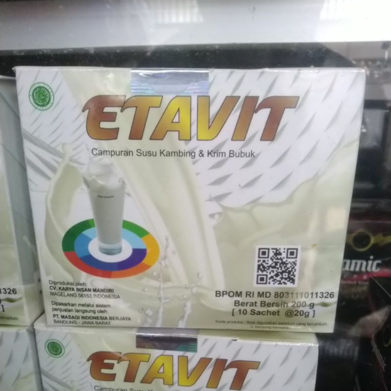 

Susu kambing etawa Etavit plus isi 10 sachet