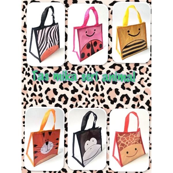 

souvenir tas ulang tahun mika tas ultah seri animal