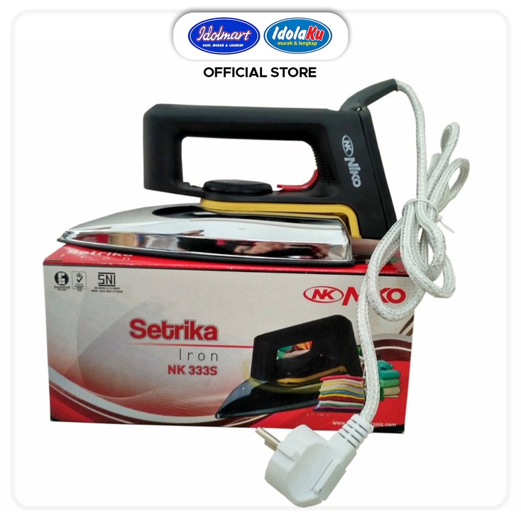 IDOLMART Niko Setrika Iron Anti Lengket NK-999S Surabaya