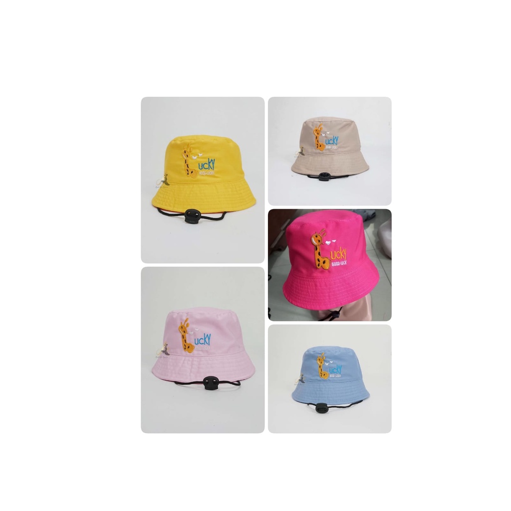 Topi Anak Bucket Jerapah Lucky