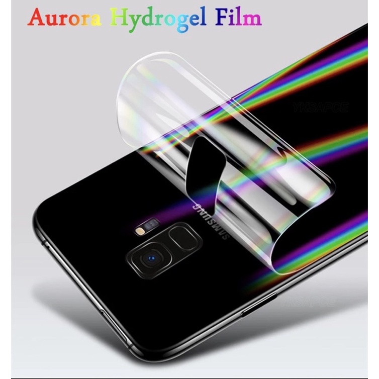 SAMSUNG S21/S21 PLUS/S21 ULTRA/NOTE 20/NOTE 20 ULTRA - SCREEN PROTECTOR BACK COVER - SKIN AURORA