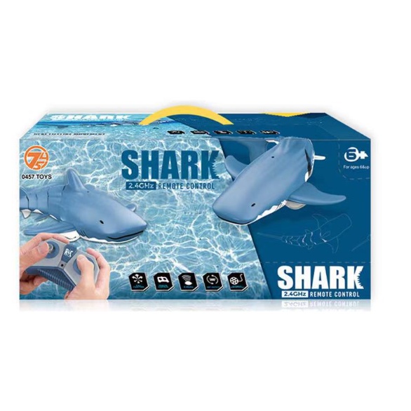 Mainan Remot Kontrol Ikan Hiu | RC Shark Remote Control Edukatif