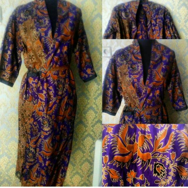 Pakaian Kimono Panjang Dewasa Batik Tradisional