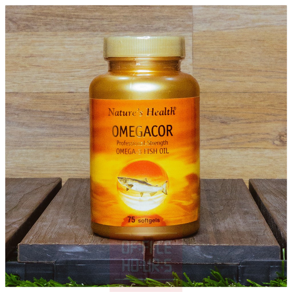 Nature's Health OMEGACOR Omega-3 Fish Oil Natures Omega 3