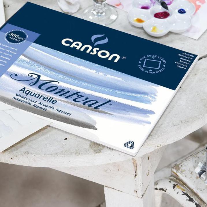 

READY STOCK!!! Canson Montval Watercolor Pad A3 - 300gsm 1