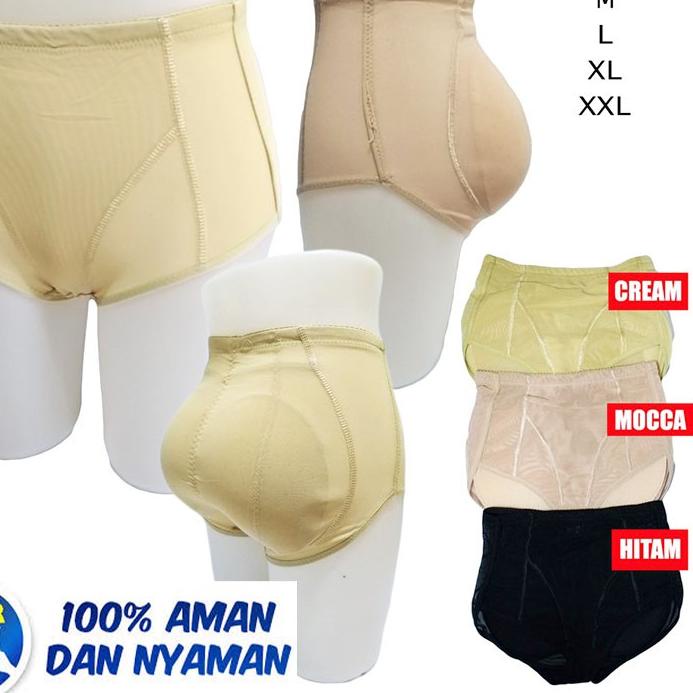 Celana busa Pantat palsu segitiga POLOS / celana busa / busa bokong ..