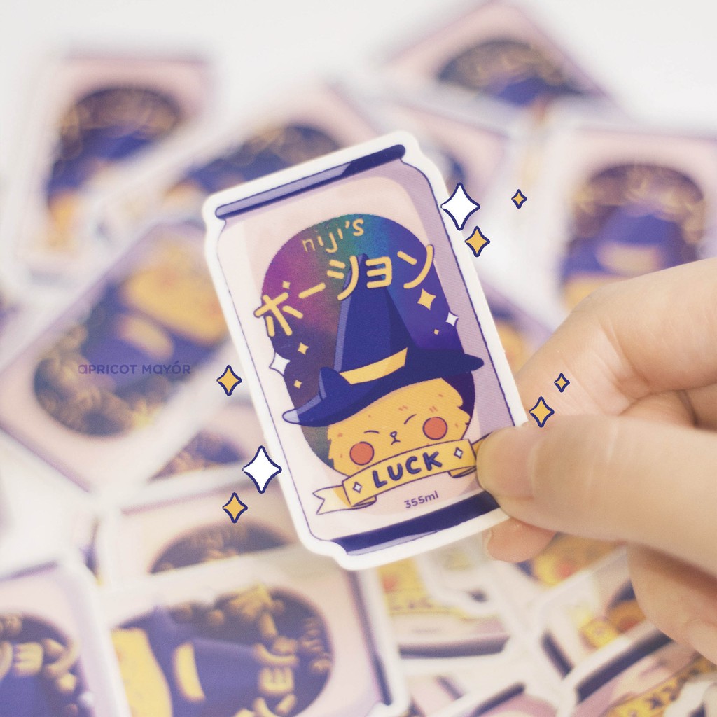 

Apricot Mayor - Niji's Luck Potion Sticker | sticker hologram holographic