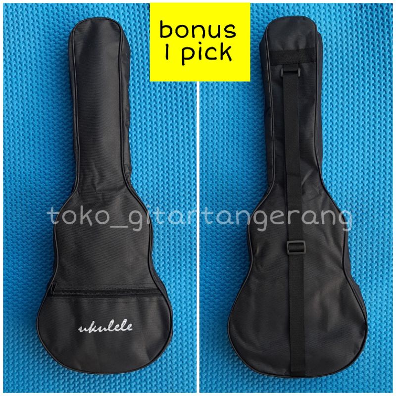 tas ukulele - softcase ukulele - tas kentrung - softcase ukulele model bagus