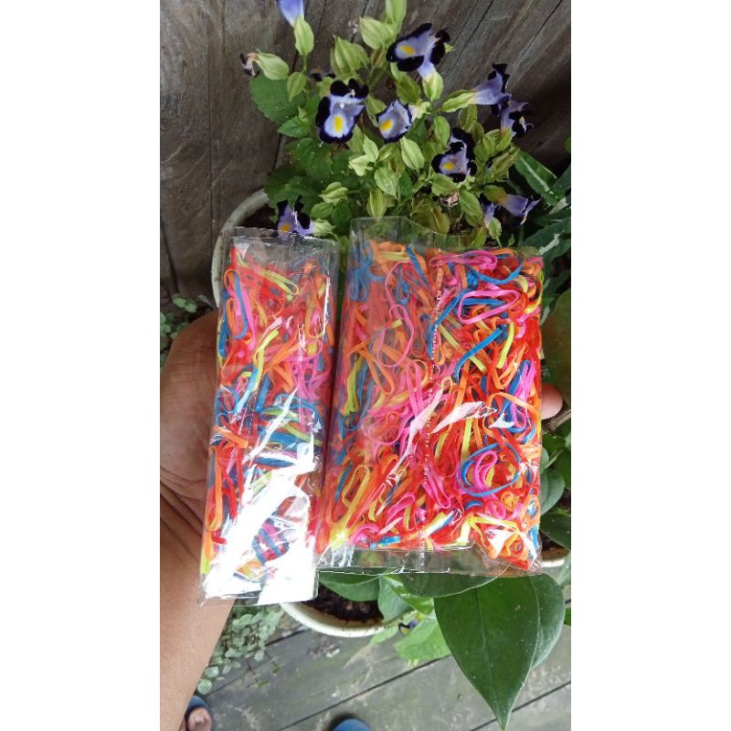 Ikat rambut karet jepang headband isi 15gr &amp; 50gr termurah samarinda