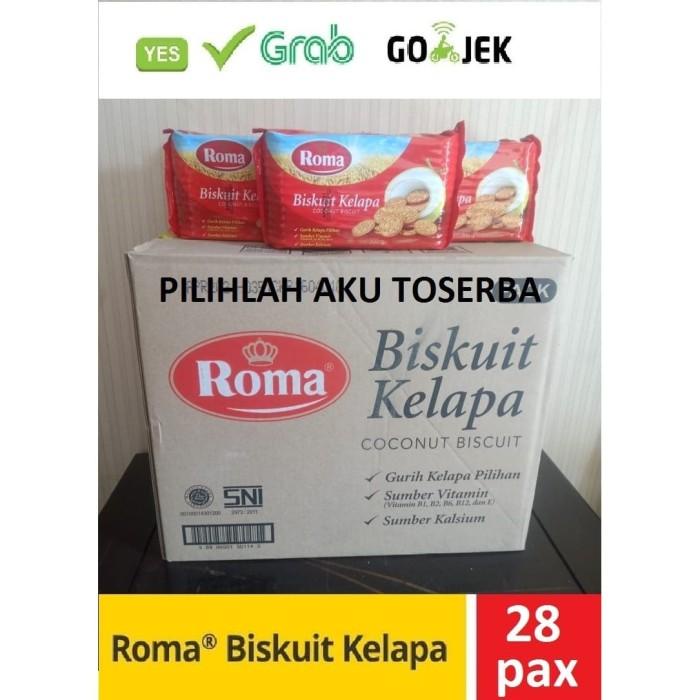 

Biskuit Roma Kelapa 300 Gr - 1 Kardus Isi 28 Pax - Khusus Gojek & Grab