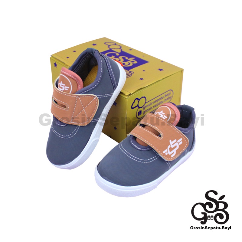 sepatu sneakers anak sepatu anak laki laki sepatu anak perempuan model casual ethan kids Abu polos ringan fleksibel &amp; Anti Slip
