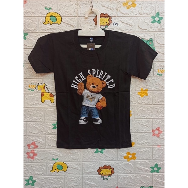 KAOS ANAK MOTIF BEAR / BERUANG / ATASAN KIDS TERBARU DISTRO