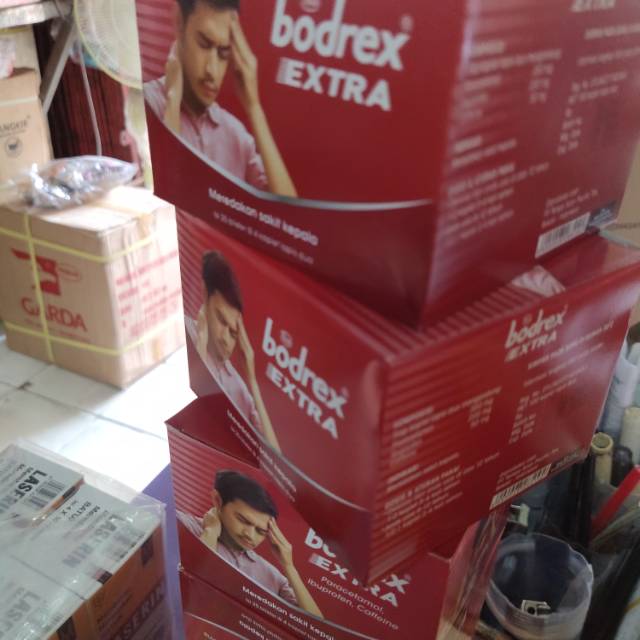 BODREX EXTRA.SATU PACK 5 STRIP @4 TABLETS