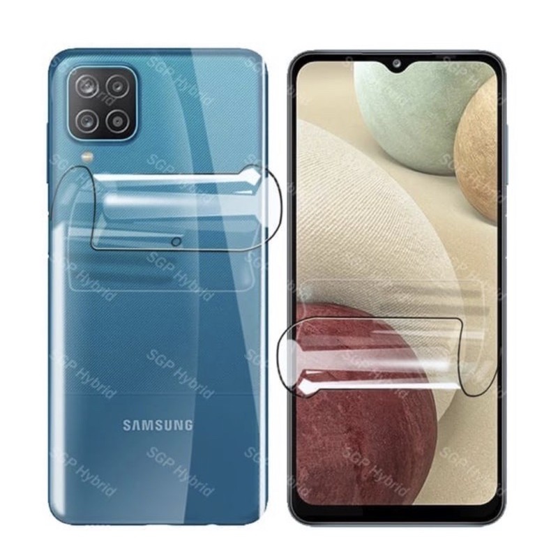 Hydrogel Samsung Galaxy A12 - Screen Protector Full Body Front &amp; Back Samsung A12 - UA