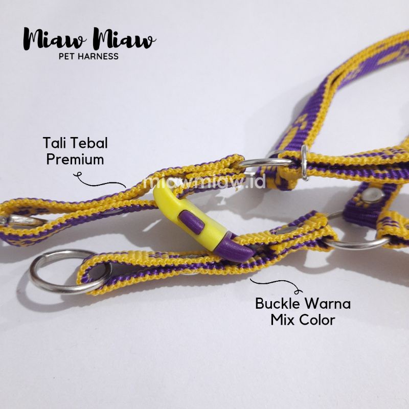Tali Tuntun Kucing Pet Harness by Miaw Miaw