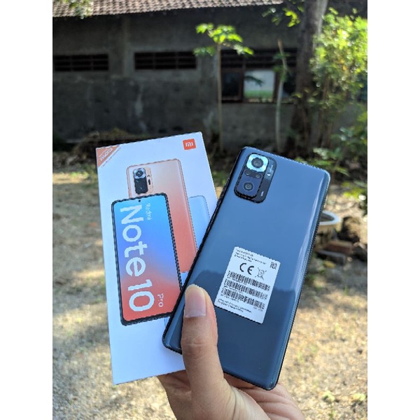 Redmi Note 10 Pro 6/128 second bekas mulus
