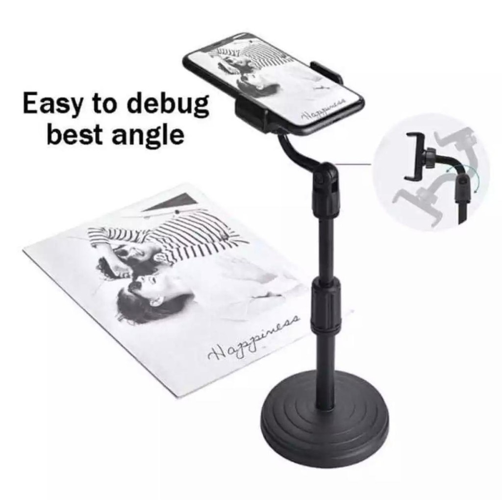 CXP-888 Desktop Mobile Phone Holder Bracket Adjustable Stand Handphone