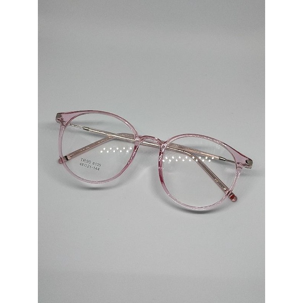 BeningOptik / kacamata pink bulat lentur