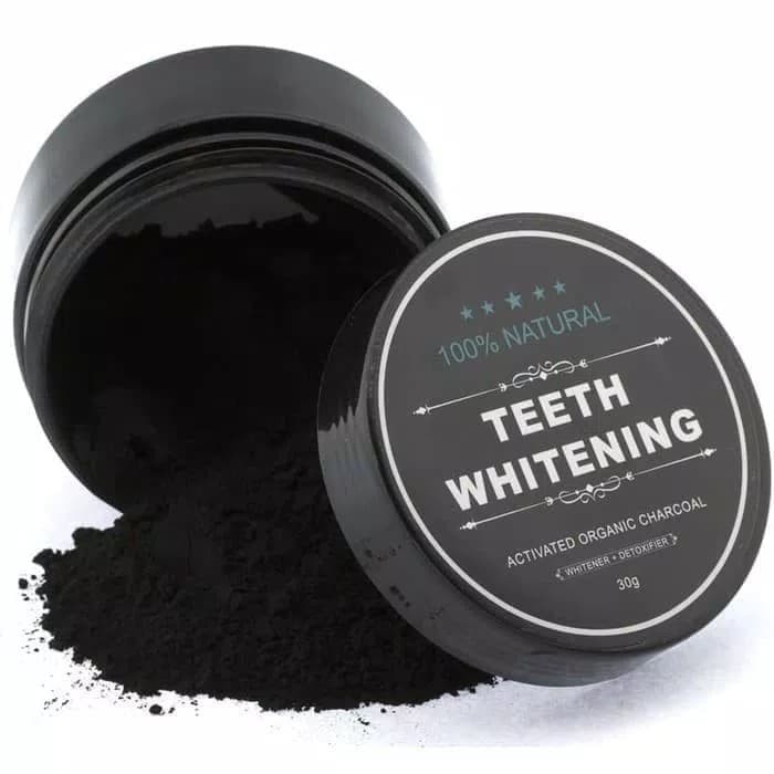 Teeth Whitening Actived Charcoal Powder Pemutih Gigi