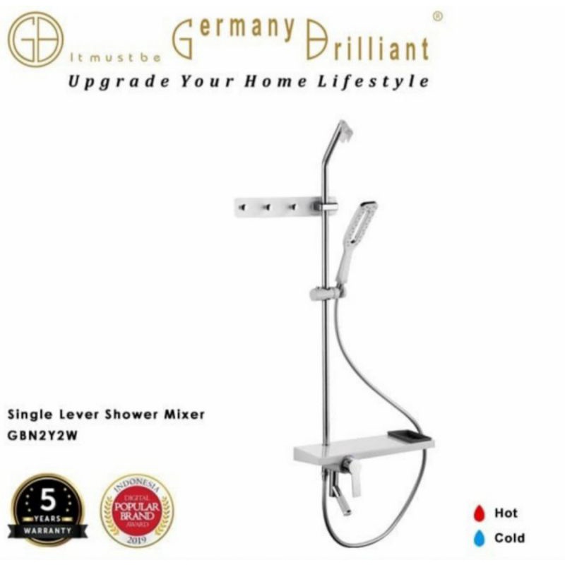 GBN2Y2W Tiang Shower ORIGINAL GERMANY BRILLIANT VERISA
