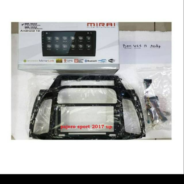 Head unit android OEM Pajero sport 2017 9inch bonus kamera