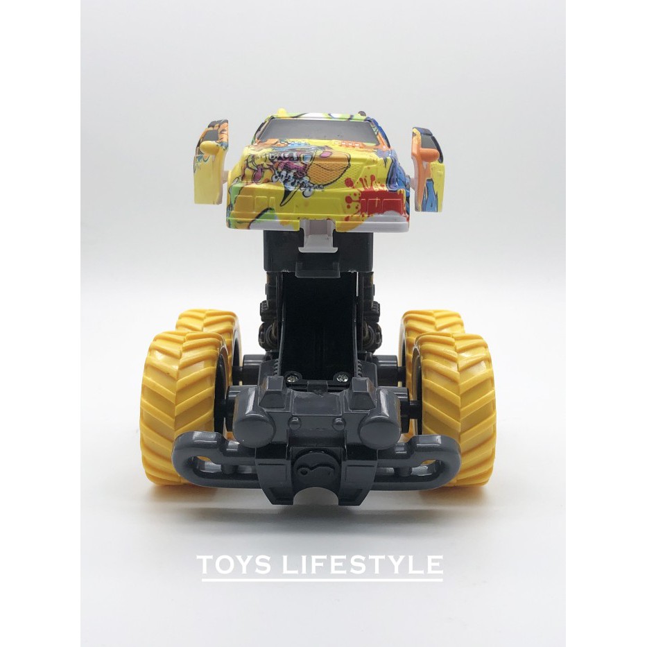 Toy Addict Off Road Car With Open Door Functioning Skala 1:32 (Kuning)