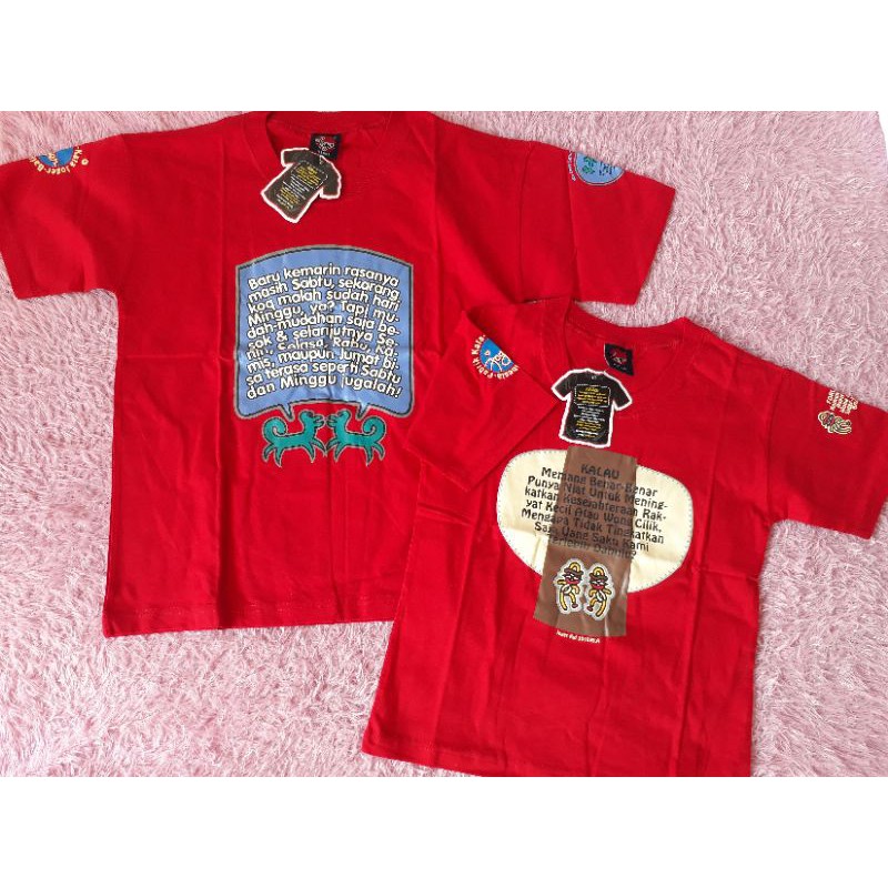 Kaos joger anak warna