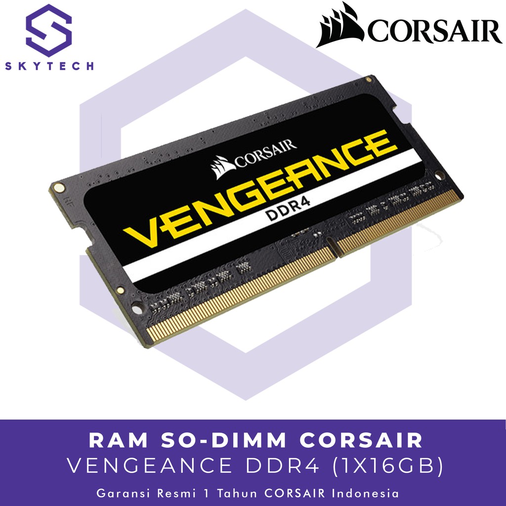 RAM DDR4 16GB CORSAIR VENGEANCE ORIGINAL GARANSI RESMI