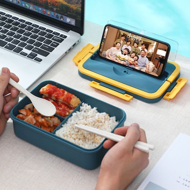 Tempat Makan Lunch Box FREE BPA Anti Tumpah/Kotak Makan