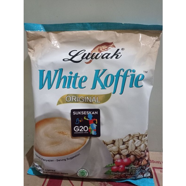 

Kopi luwak white koffie 1 Pack isi 18 sachet