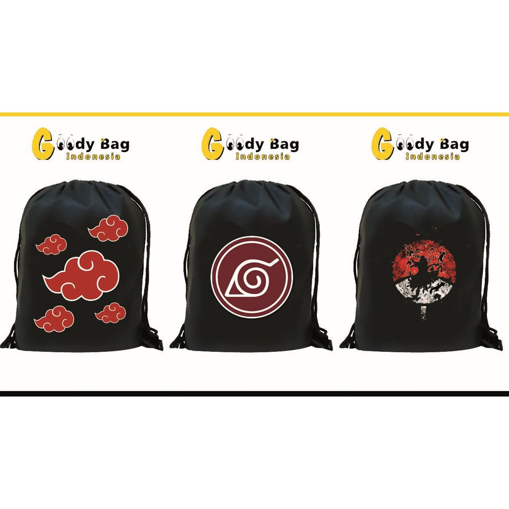 Stringbag Tas Serut Ransel Naruto Backpack Tahan Air boruto
