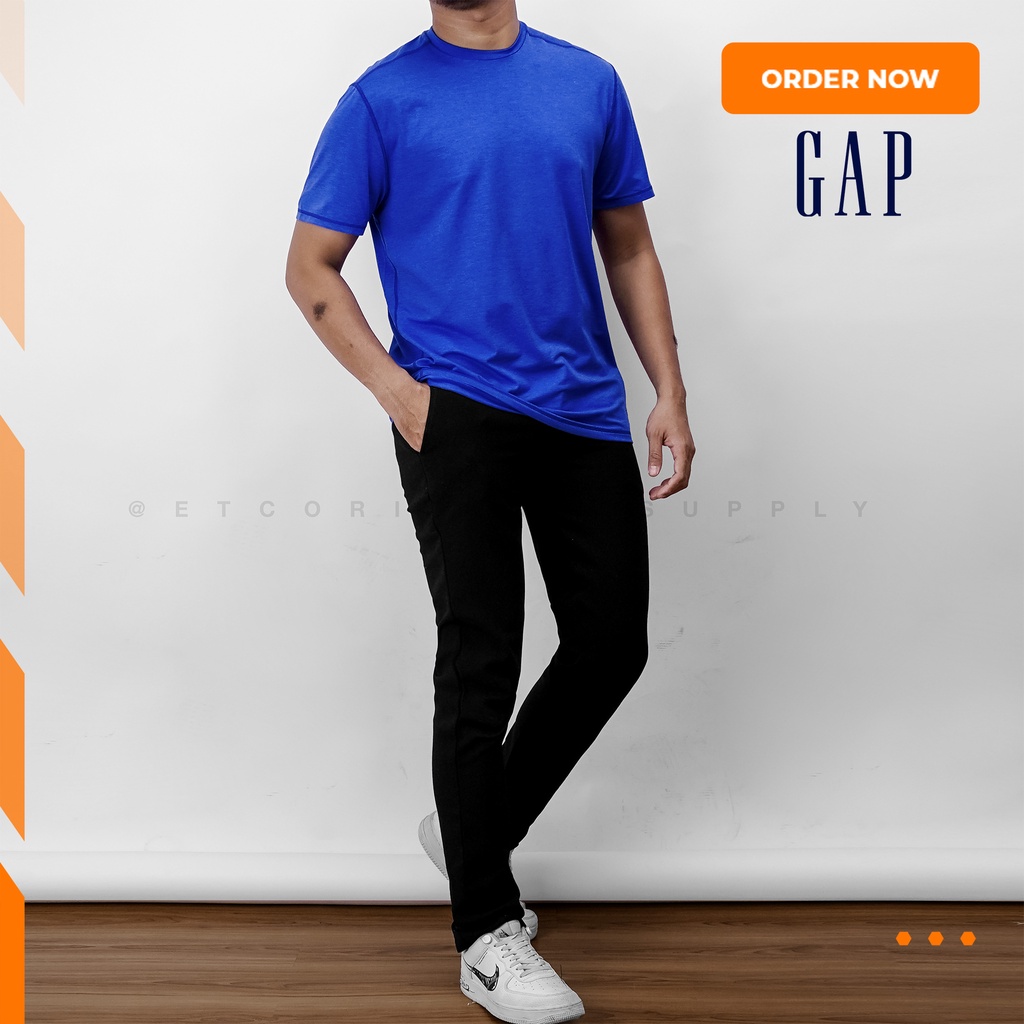 Kaos Olahraga Pria GP Dry Performance Blue