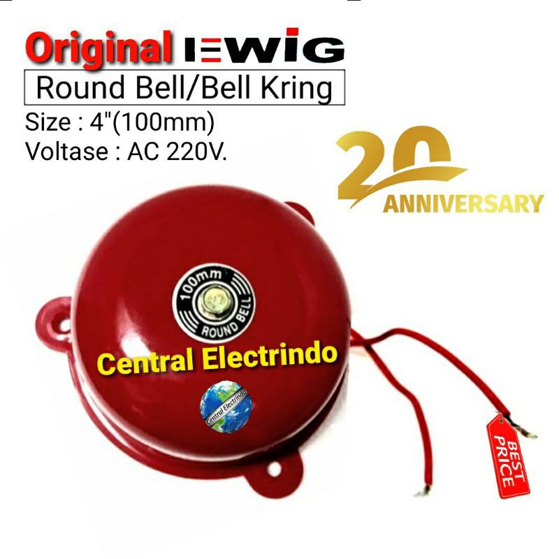 Bell/Round Bell 4&quot;(100mm) EWIG.