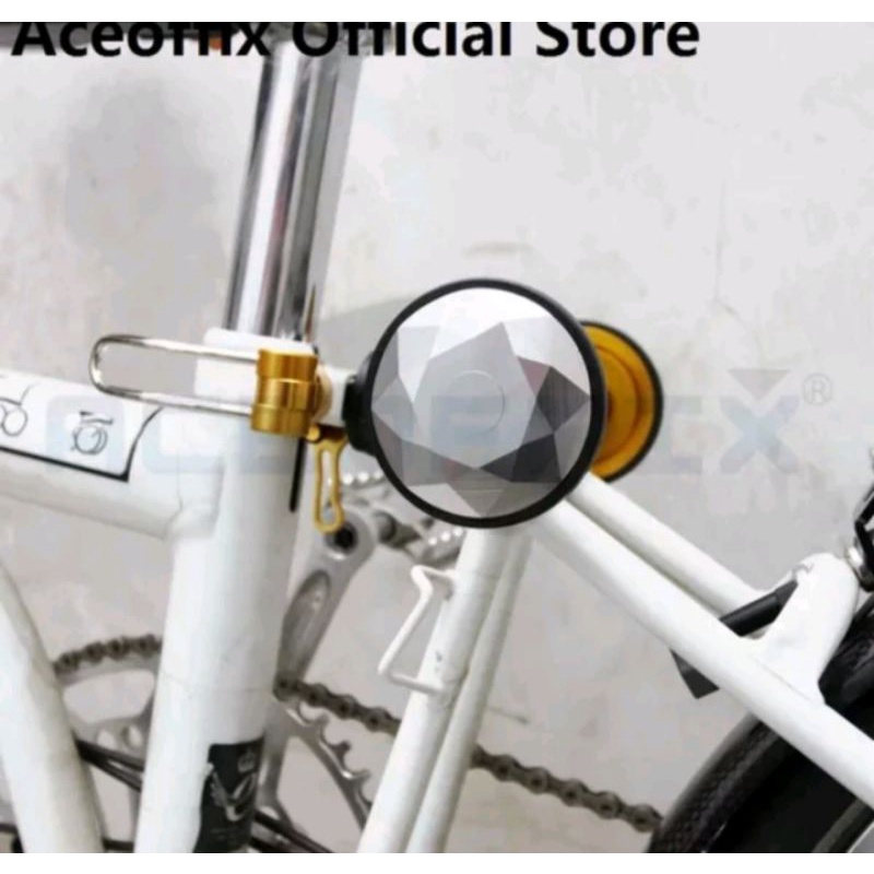 Aceoffix Easy Wheel Sepeda Lipat Silver