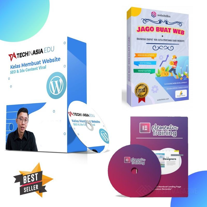 Paket  Belajar membuat Website dari dasar sampai jadi master