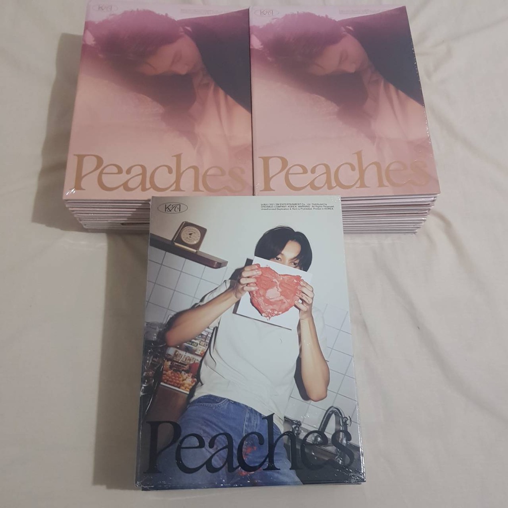 [Ready Stock] EXO Kai 2nd Mini Album - Peaches Sealed Fullset Peaches & Kisses ver.