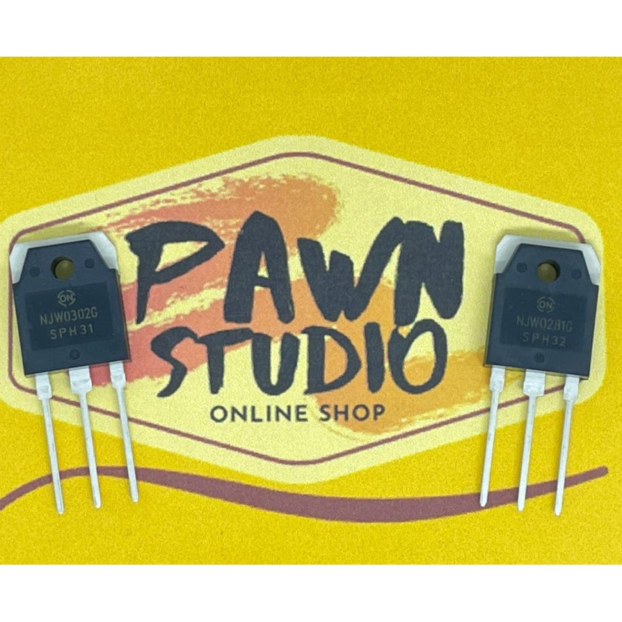 TRANSISTOR TR NJW0302G NJW0281G NJW 0302 NJW 0281 SET ORIGINAL