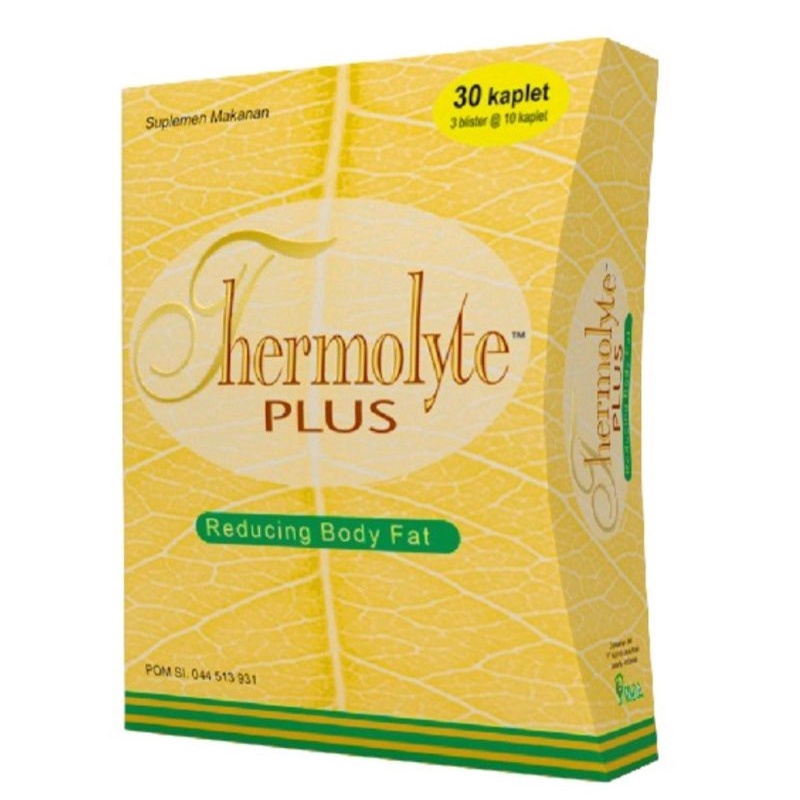 Thermolyte Plus 10, 30, 60 Kaplet  , Suplemen , Vitamin , Obesitas , Diet , Berat Badan