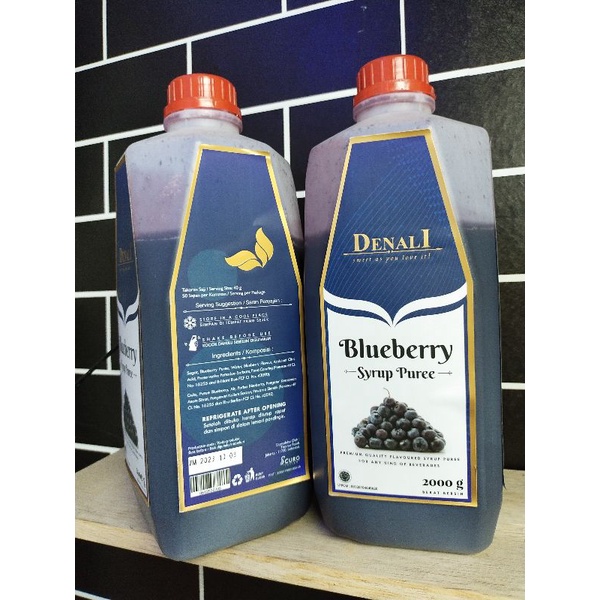 Denali Syrup Puree Blueberry 2000g/2kg