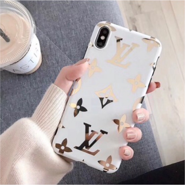 LV MONOGRAM GOLD PLATED CASE Iphone 6 6+ 7 7+ 8 8+ X Xs Xr XsMAX 11 11Pro 12 12Mini 12Pro 12Pro Max