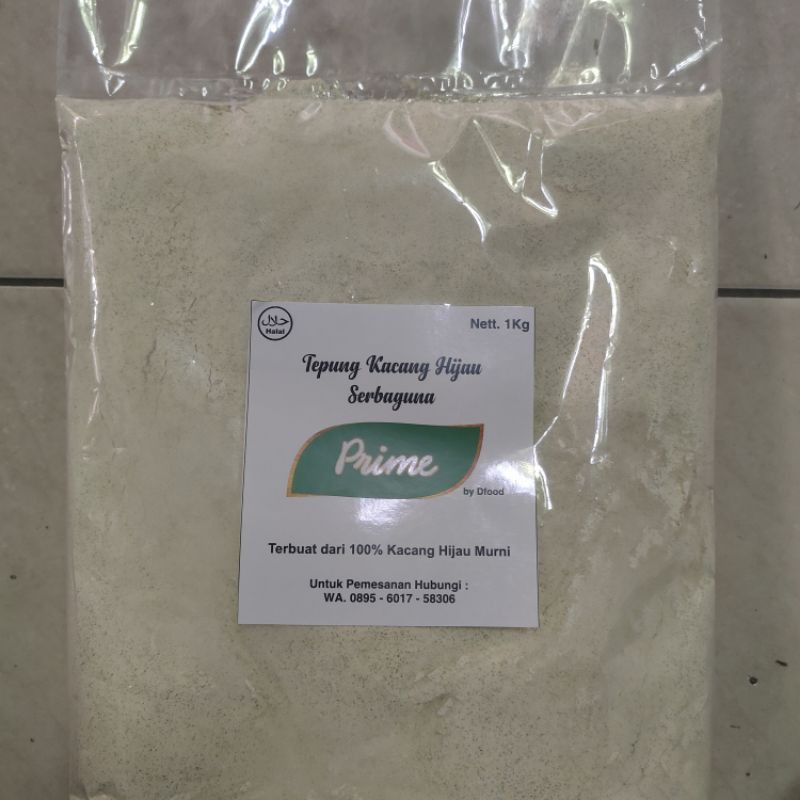 

Tepung Organik Kacang Hijau Tepung Kue Prime 1kg