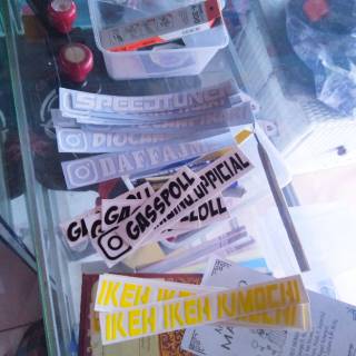  Stiker  nama  id IG  bisa custom Shopee Indonesia