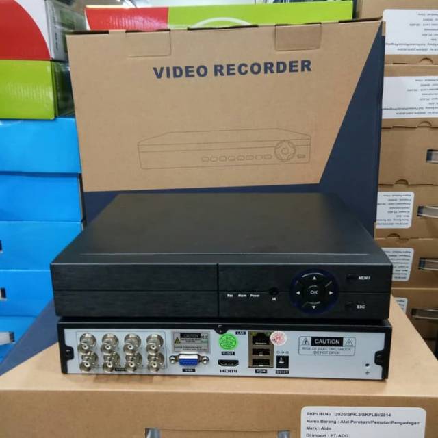 Paket Camera Cctv 8ch 2mp 1080p komplit tgl pasang kualitas Full HD murah