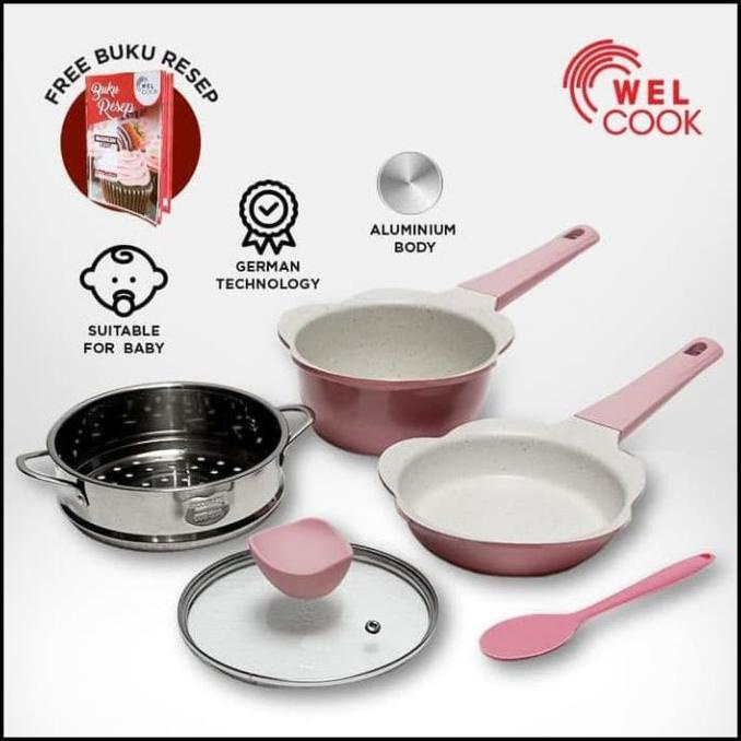 Welcook Baby Cookware (Pink and Blue)
