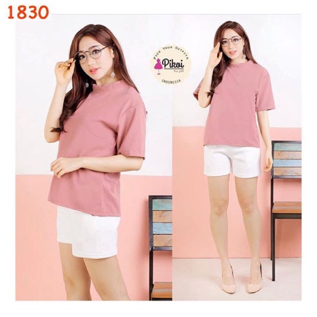 Blouse putih cewek murah / blouse kampus lucu / blouse cewek lucu murah / blouse kantor cantik /1830