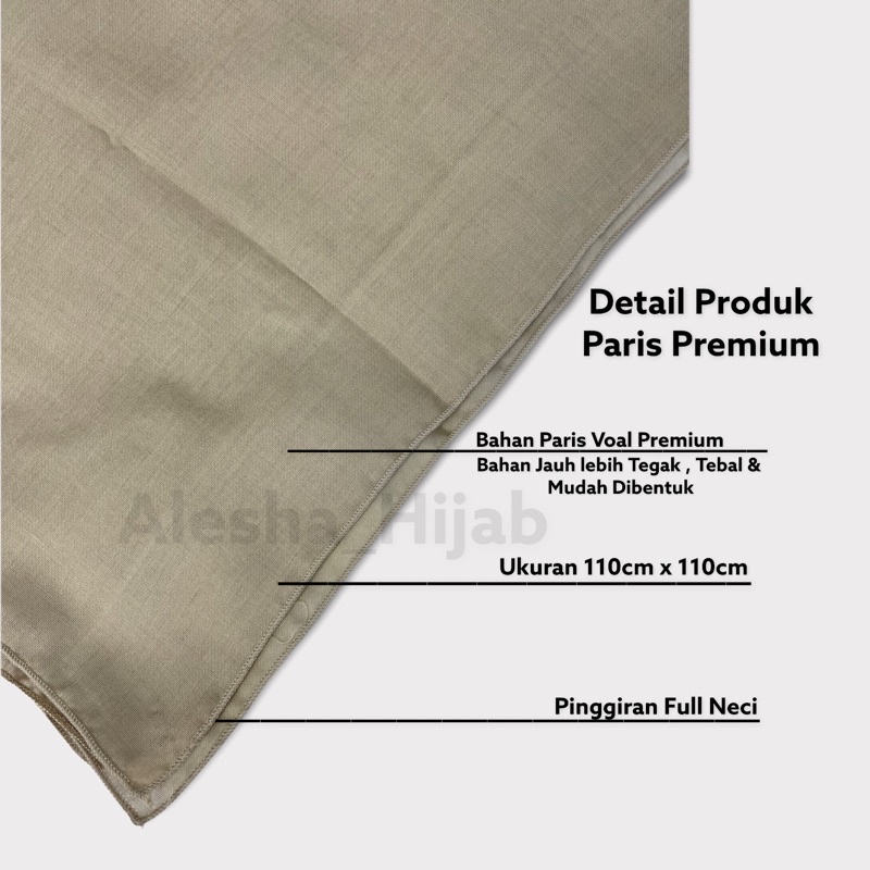Segi Empat Paris | Jilbab Paris | Hijab Paris | Kerudung Paris Polos Premium-8