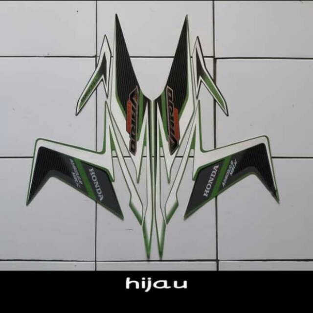 Striping vario techno 110 2012 hijau